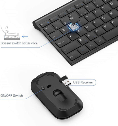 Teclado y ratón inalámbricos