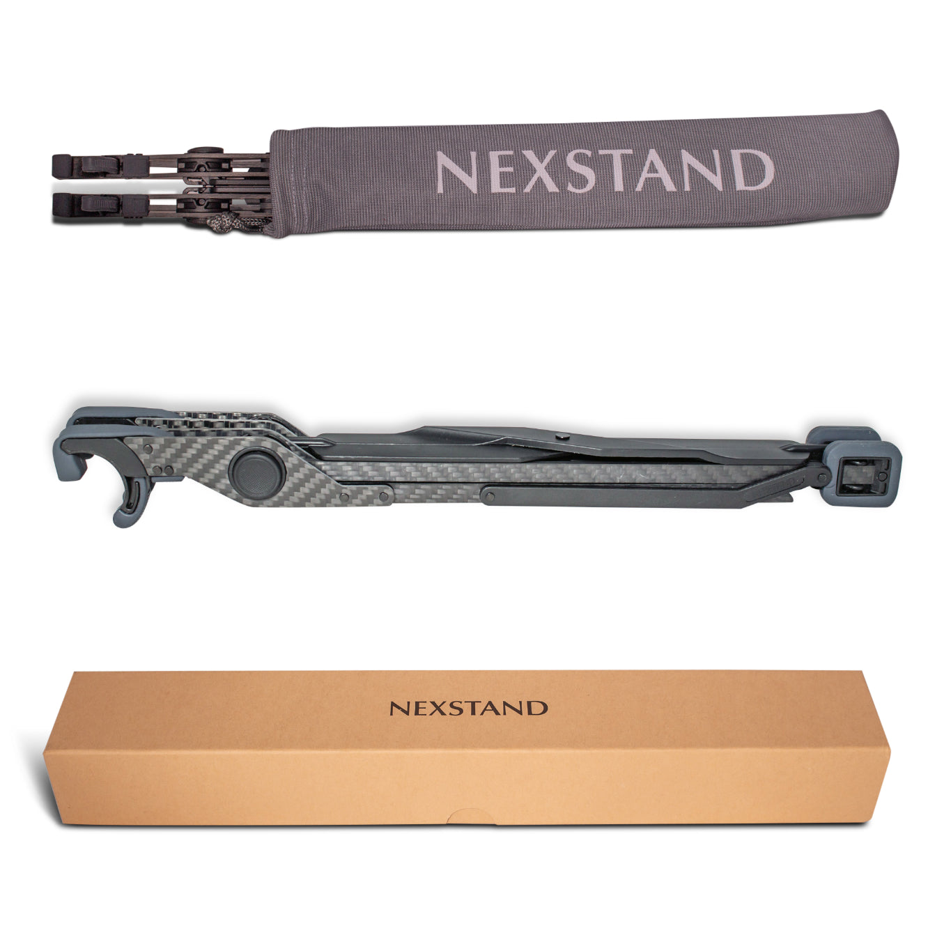 Support pour ordinateur portable en fibre de carbone Nexstand K1