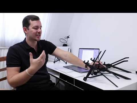 Support pour ordinateur portable en fibre de carbone Nexstand K1